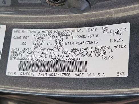 Used 2015 Toyota Tacoma PreRunner w/ SR5 Package image 22