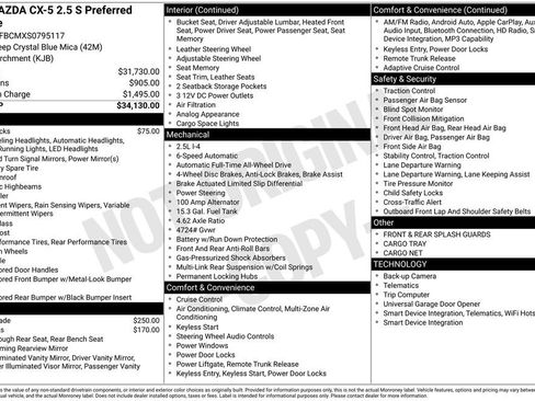 New 2025 MAZDA CX-5 AWD 2.5 S w/ Preferred Package image 11