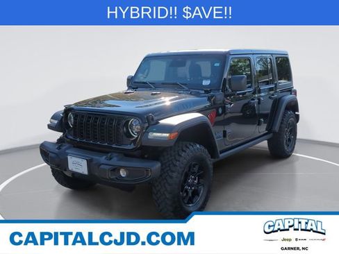 Used 2025 Jeep Wrangler Unlimited Sport S 4xe AWD/4WD image 1