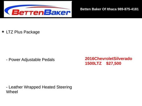 Used 2016 Chevrolet Silverado 1500 LTZ w/ LTZ Plus Package image 4