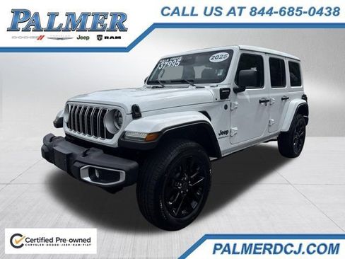 Certified 2025 Jeep Wrangler Unlimited Sahara w/ Safety Group AWD/4WD image 1