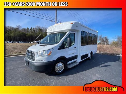 Used 2019 Ford Transit 350 138 DRW w/ Shuttle Bus Prep Package RWD image 1