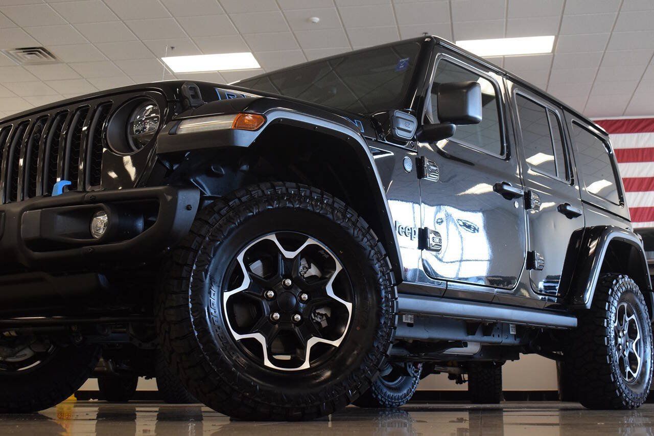 Used 2021 Jeep Wrangler Unlimited Rubicon 4xe w/ Steel Bumper Group AWD/4WD image 8