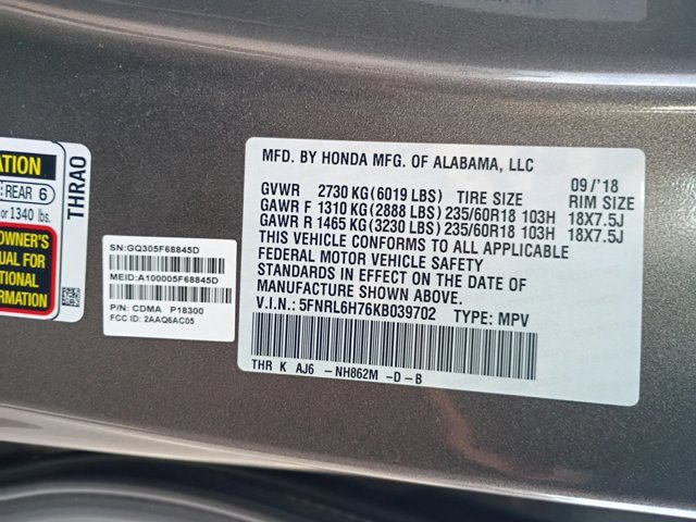 Used 2019 Honda Odyssey EX-L image 27