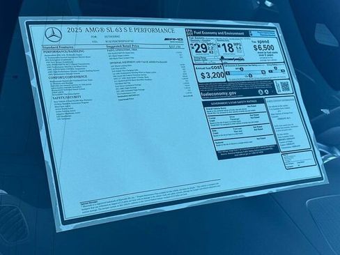 New 2025 Mercedes-Benz SL 63 AMG S e Performance 4MATIC image 28