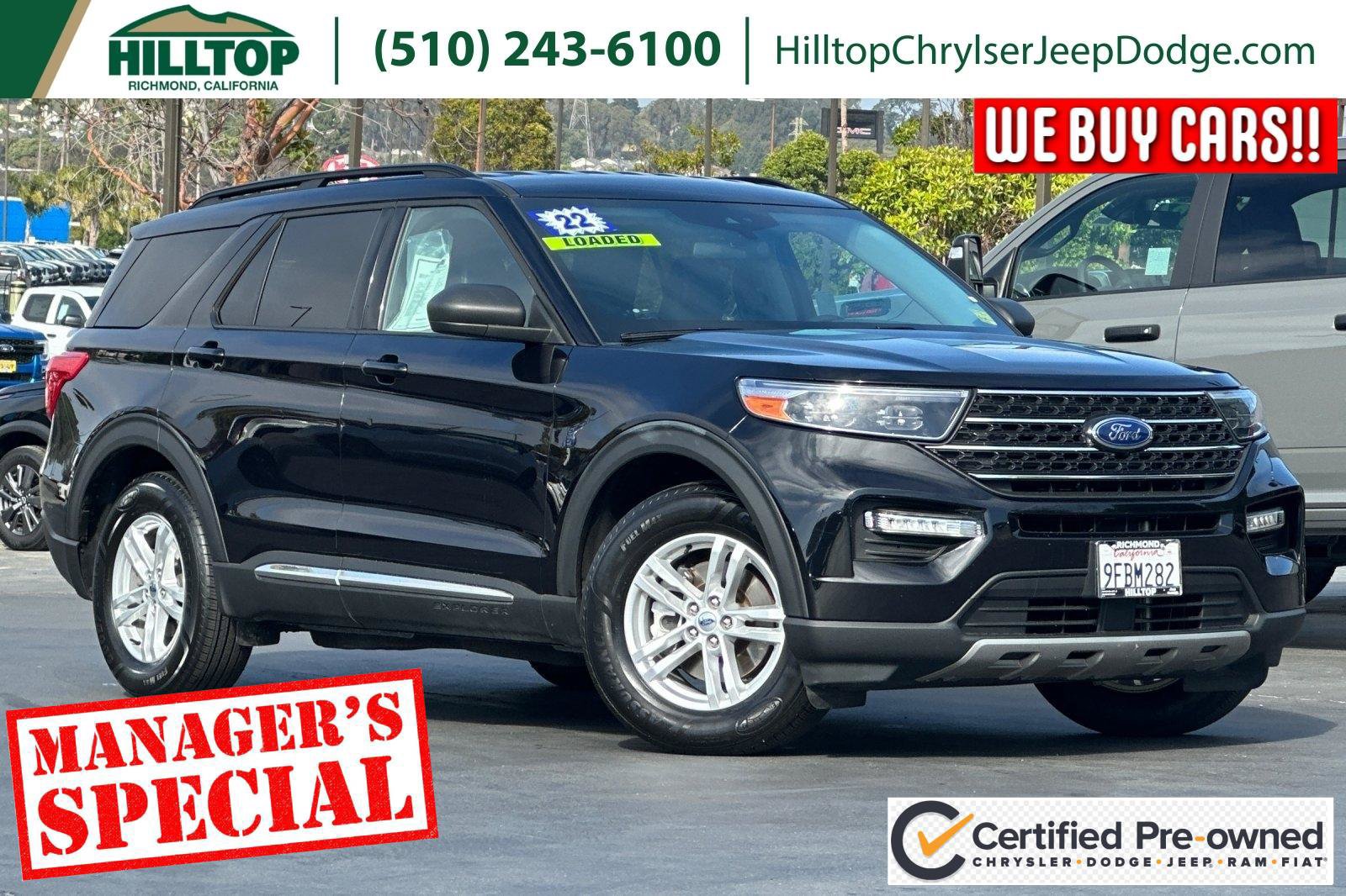 Used 2022 Ford Explorer XLT w/ Equipment Group 202A RWD image 1