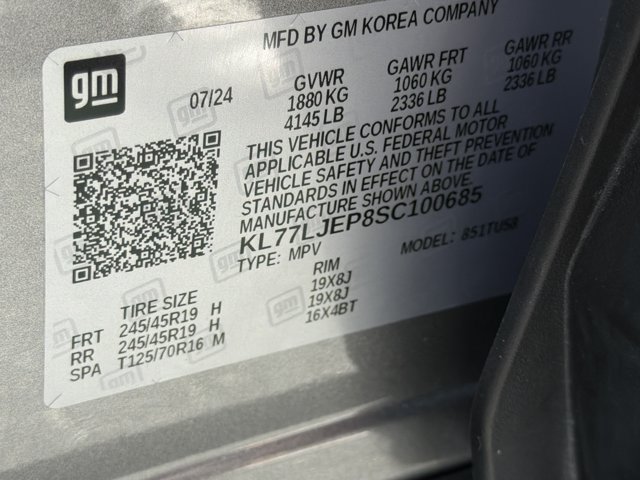 Used 2025 Chevrolet Trax RS w/ Sunroof Package FWD image 33