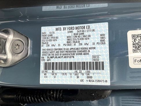 New 2026 Lincoln Nautilus Premier w/ Equipment Group 102A image 8