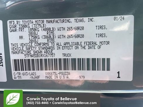 Used 2024 Toyota Tundra Platinum image 30