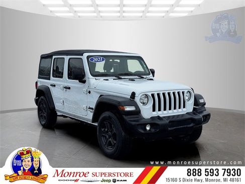 Certified 2021 Jeep Wrangler Unlimited Sport image 1