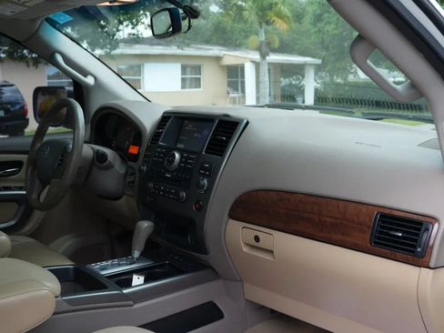 Used 2015 Nissan Armada Platinum w/ 2nd Row Captain Seat Package RWD image 14