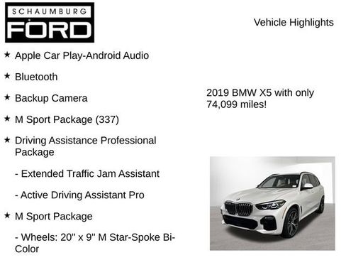 Used 2019 BMW X5 xDrive40i w/ M Sport Package AWD/4WD image 8