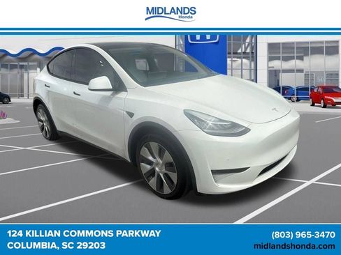 Used 2021 Tesla Model Y Long Range AWD/4WD image 1
