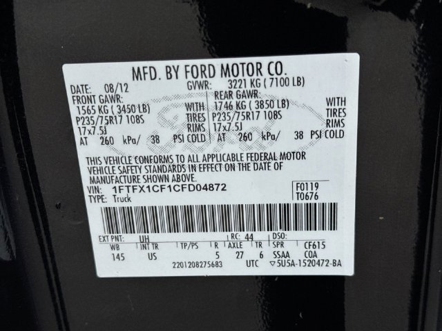 Used 2012 Ford F150 XLT RWD image 26