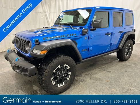Used 2024 Jeep Wrangler Unlimited Rubicon 4xe w/ Technology Group image 4