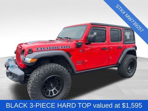 Used 2021 Jeep Wrangler Unlimited Rubicon 4xe w/ Cold Weather Group image 3