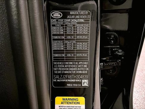 Certified 2026 Land Rover Range Rover Evoque S AWD/4WD image 33