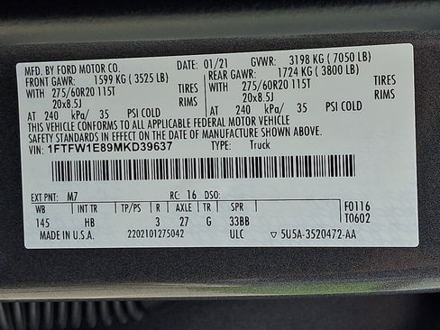 Used 2021 Ford F150 Lariat AWD/4WD image 32