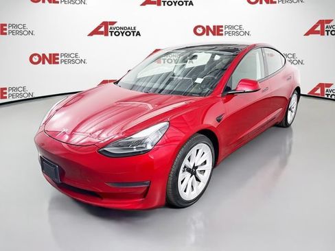 Used 2021 Tesla Model 3 Long Range AWD/4WD image 3