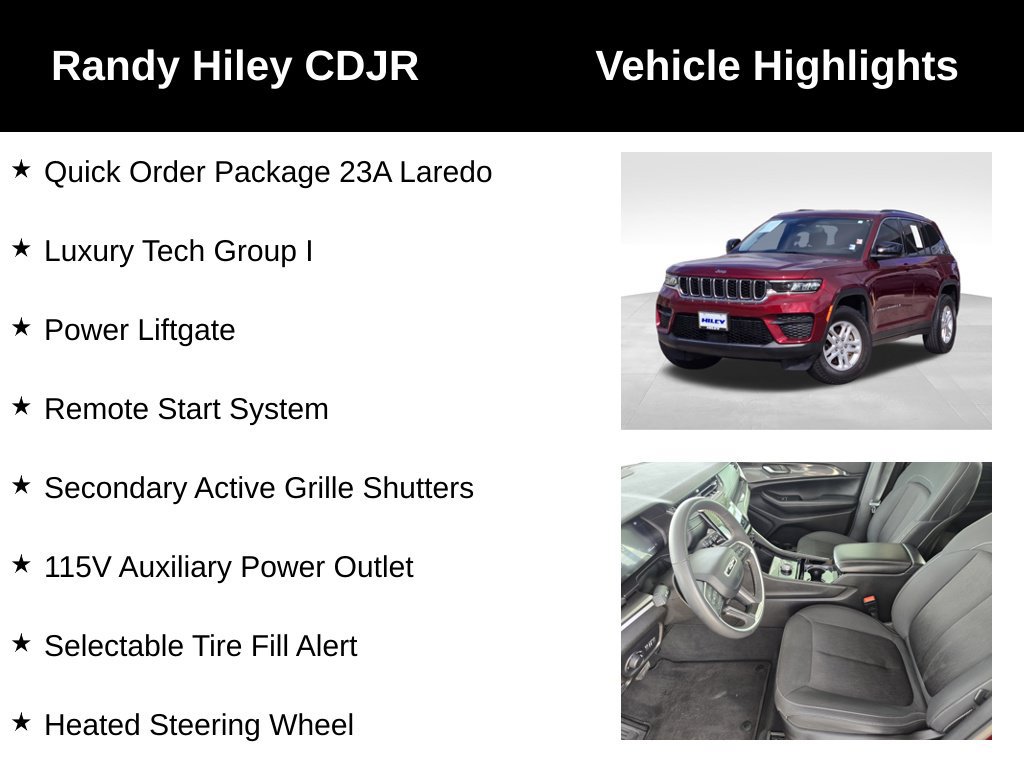 Used 2023 Jeep Grand Cherokee Laredo w/ Luxury Tech Group I AWD/4WD image 5
