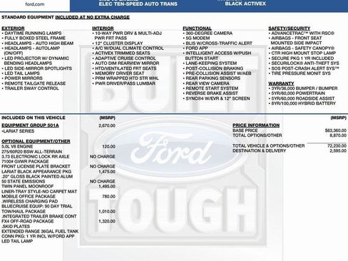 New 2026 Ford F150 Lariat w/ Equipment Group 501A Mid image 2