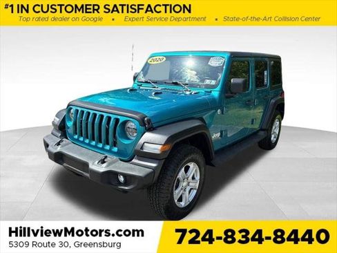 Certified 2020 Jeep Wrangler Unlimited Sport S AWD/4WD image 1