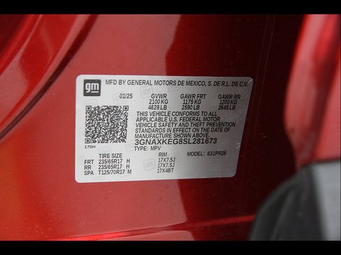 Used 2025 Chevrolet Equinox ACTIV w/ Safety and Technology Package FWD image 21