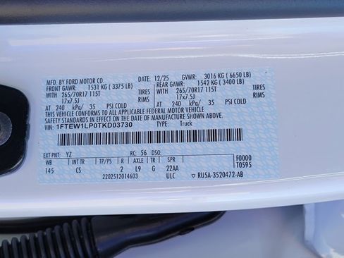 New 2026 Ford F150 XL w/ Equipment Group 103A High image 12