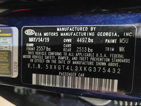 Used 2019 Kia Optima S w/ S Panoramic Sunroof Package FWD image 33