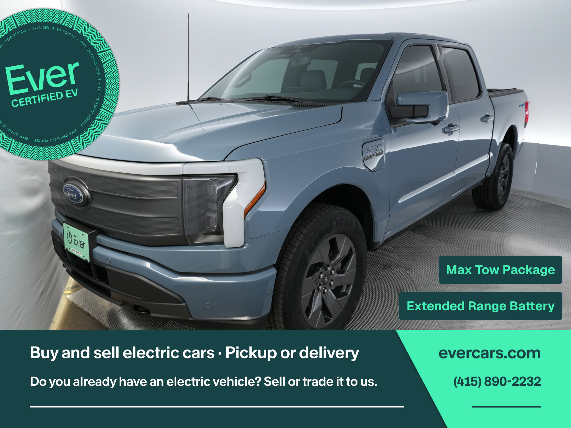Used 2023 Ford F150 Lightning Lariat w/ Equipment Group 511A High AWD/4WD image 1