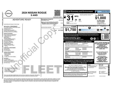 Certified 2024 Nissan Rogue S AWD/4WD image 6
