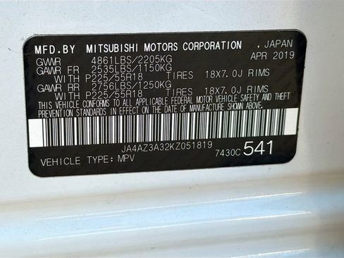 Used 2019 Mitsubishi Outlander SE AWD/4WD image 29
