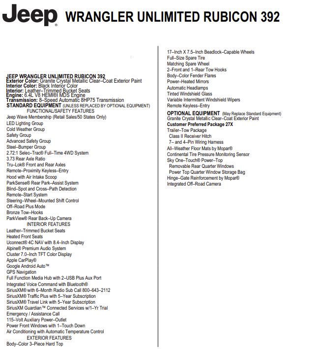 Used 2021 Jeep Wrangler Unlimited Rubicon w/ Trailer Tow Package AWD/4WD image 5