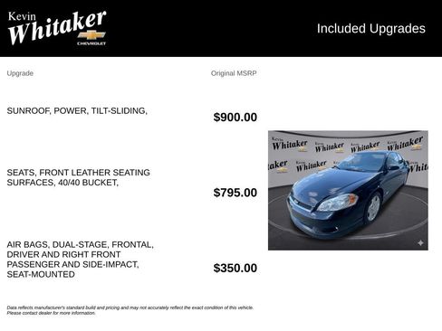 Used 2006 Chevrolet Monte Carlo SS w/ Convenience Package FWD image 34