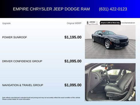 Used 2016 Dodge Charger SXT w/ Navigation & Travel Group image 6