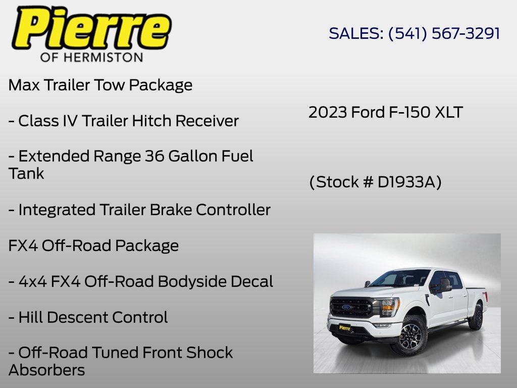Used 2023 Ford F150 XLT w/ Equipment Group 302A High AWD/4WD image 24