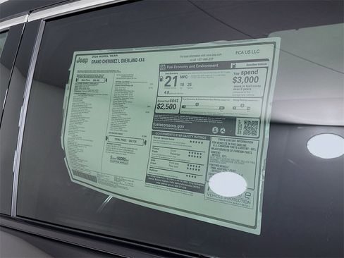 New 2025 Jeep Grand Cherokee L Overland image 21