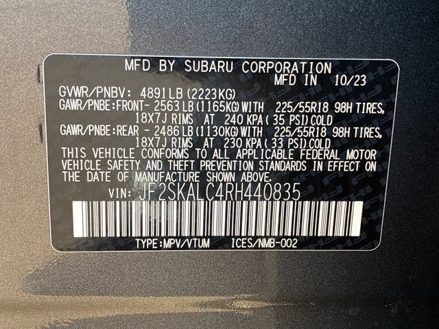 Used 2024 Subaru Forester Limited AWD/4WD image 24