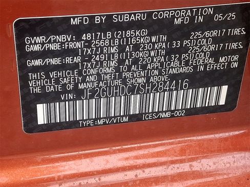 New 2025 Subaru Crosstrek 2.5i Premium image 13