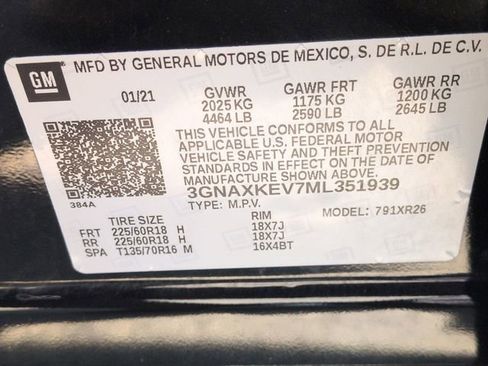 Used 2021 Chevrolet Equinox LT image 36