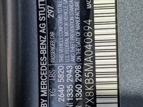 Certified 2021 Mercedes-Benz AMG GT 63 S image 15