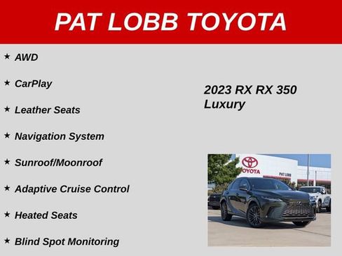 Used 2023 Lexus RX 350 AWD w/ Cold Area Package image 38