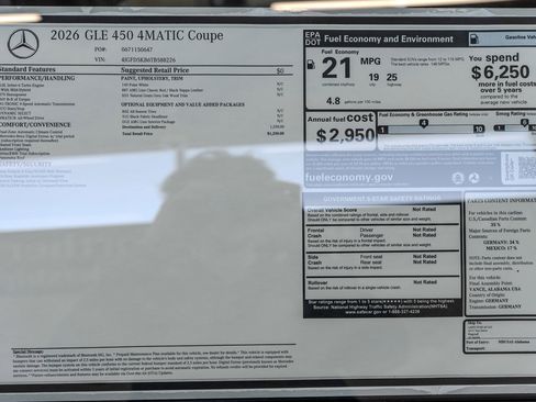 New 2026 Mercedes-Benz GLE 450 4MATIC Coupe image 36