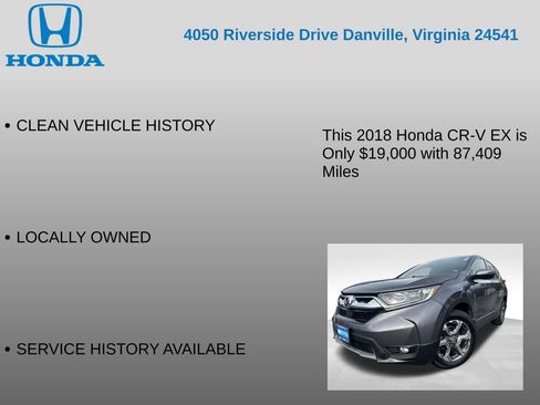Used 2018 Honda CR-V EX image 7