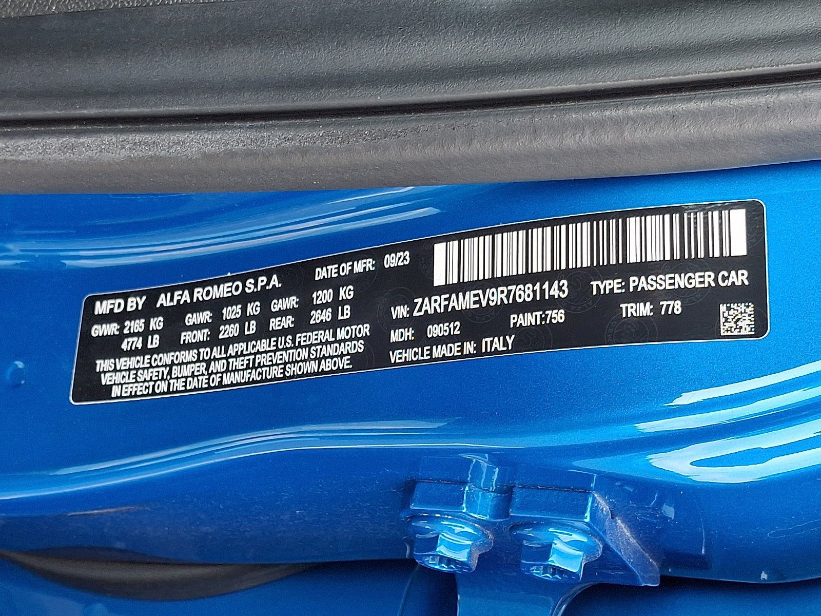 Used 2024 Alfa Romeo Giulia Quadrifoglio RWD image 28