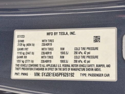 Used 2023 Tesla Model 3 Standard Range RWD image 36