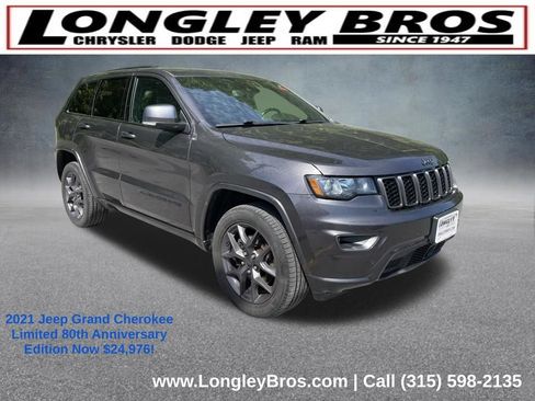 Used 2021 Jeep Grand Cherokee Limited w/ Quick Order Package 28K 80th AWD/4WD image 1