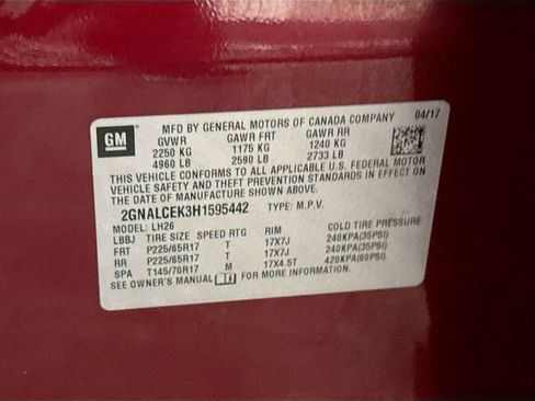 Used 2017 Chevrolet Equinox LT w/ Convenience Package image 31