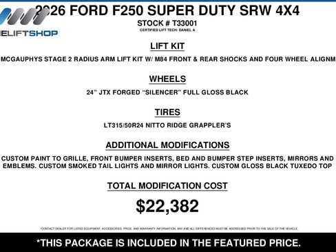 Used 2026 Ford F250 Platinum w/ Platinum Plus Package AWD/4WD image 2