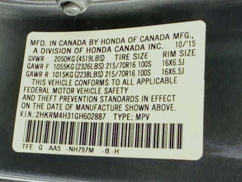 Used 2016 Honda CR-V LX image 16